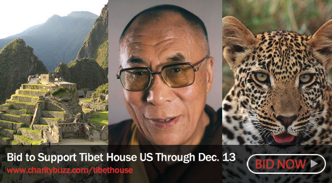 click here to bid to support Tibet House US through Dec 13 click here to bid to support Tibet House US through Dec 13